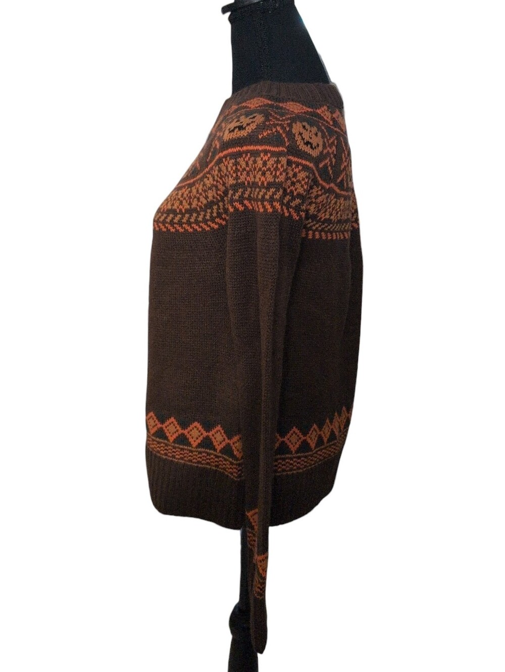 RARE! Kiel James Patrick Halloween Fair Isle Sweater - Picture 3 of 7